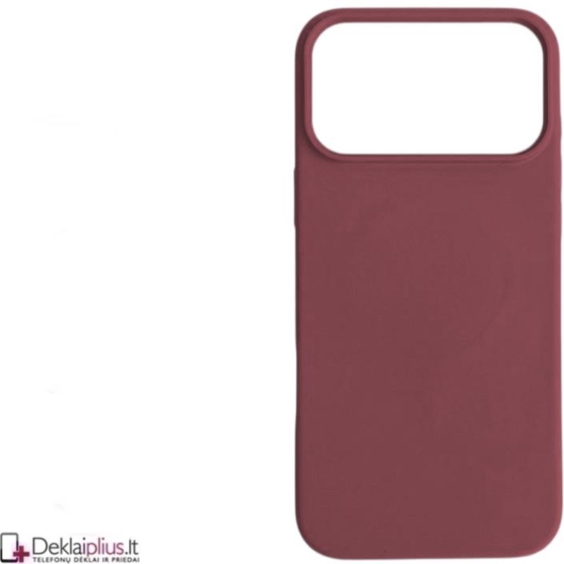 Plonas silikoninis dėklas su magsafe - bordo spalvos (Apple Iphone 18 Pro/17 Pro) Plonas silikoninis dėklas su magsafe - bordo spalvos (Apple Iphone 18 Pro/17 Pro)